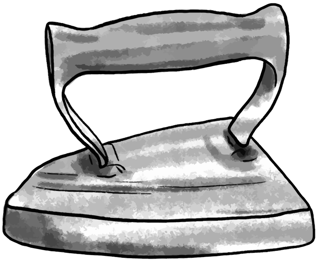 Old fashioned iron