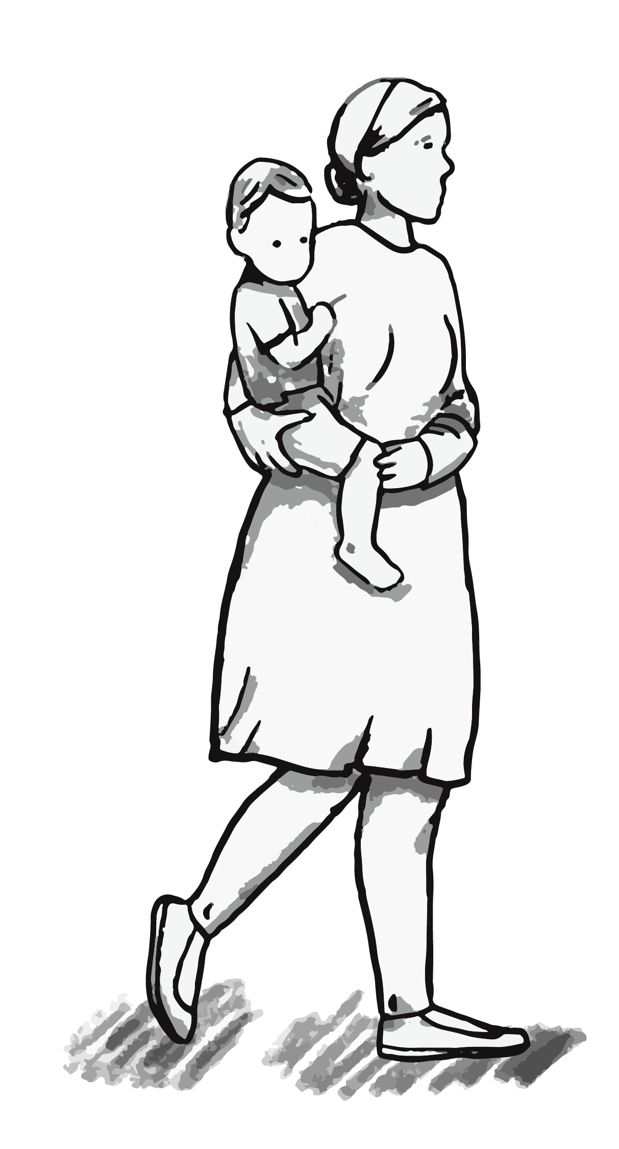 Nanny with child Nanny with child